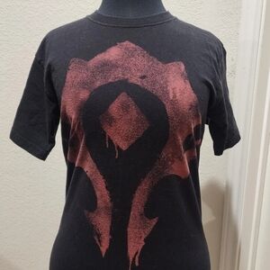 Vintage Jinx World of Warcraft Horde Logo T Unisex Shirt Small